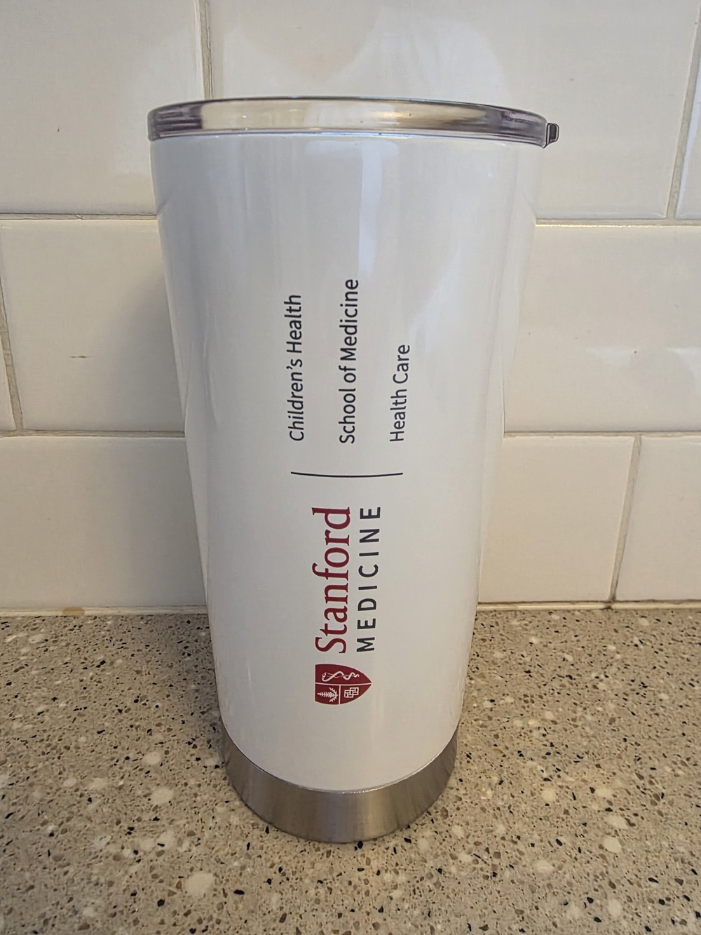 FROST Stanford Medicine Insulated Travel Tumbler - White Stainless Steel - 20oz